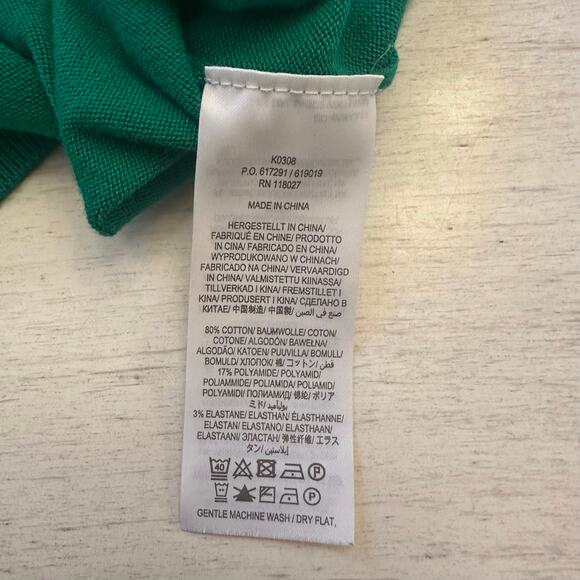 Boden Green Sweater with Button Cuffs - Picture 6 of 9